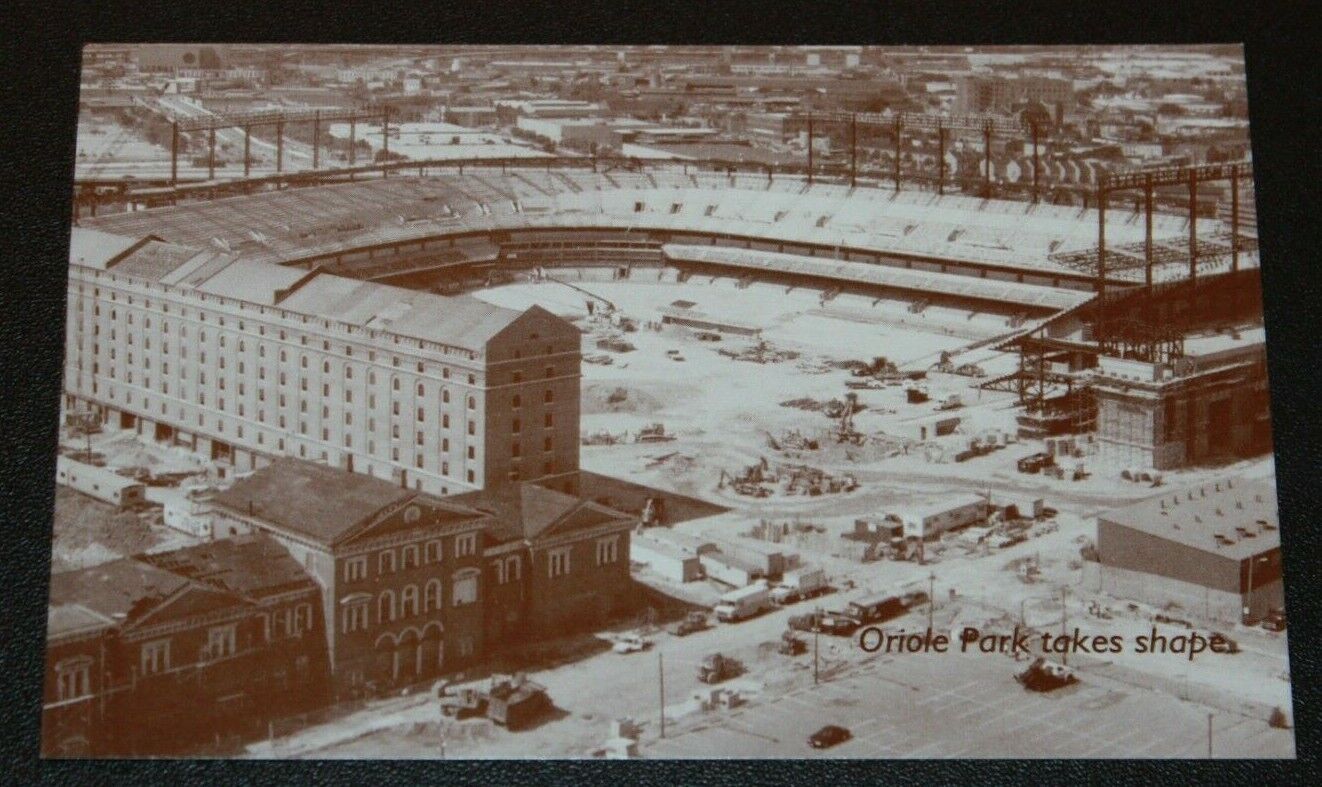 Ballpark Nostalgia Card Postcard Oriole Park Baltimore