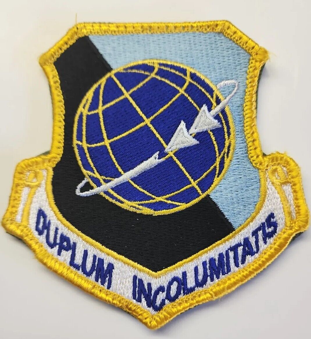 Vintage USAF Military Duplum Incolumitatis Patch 3.75\