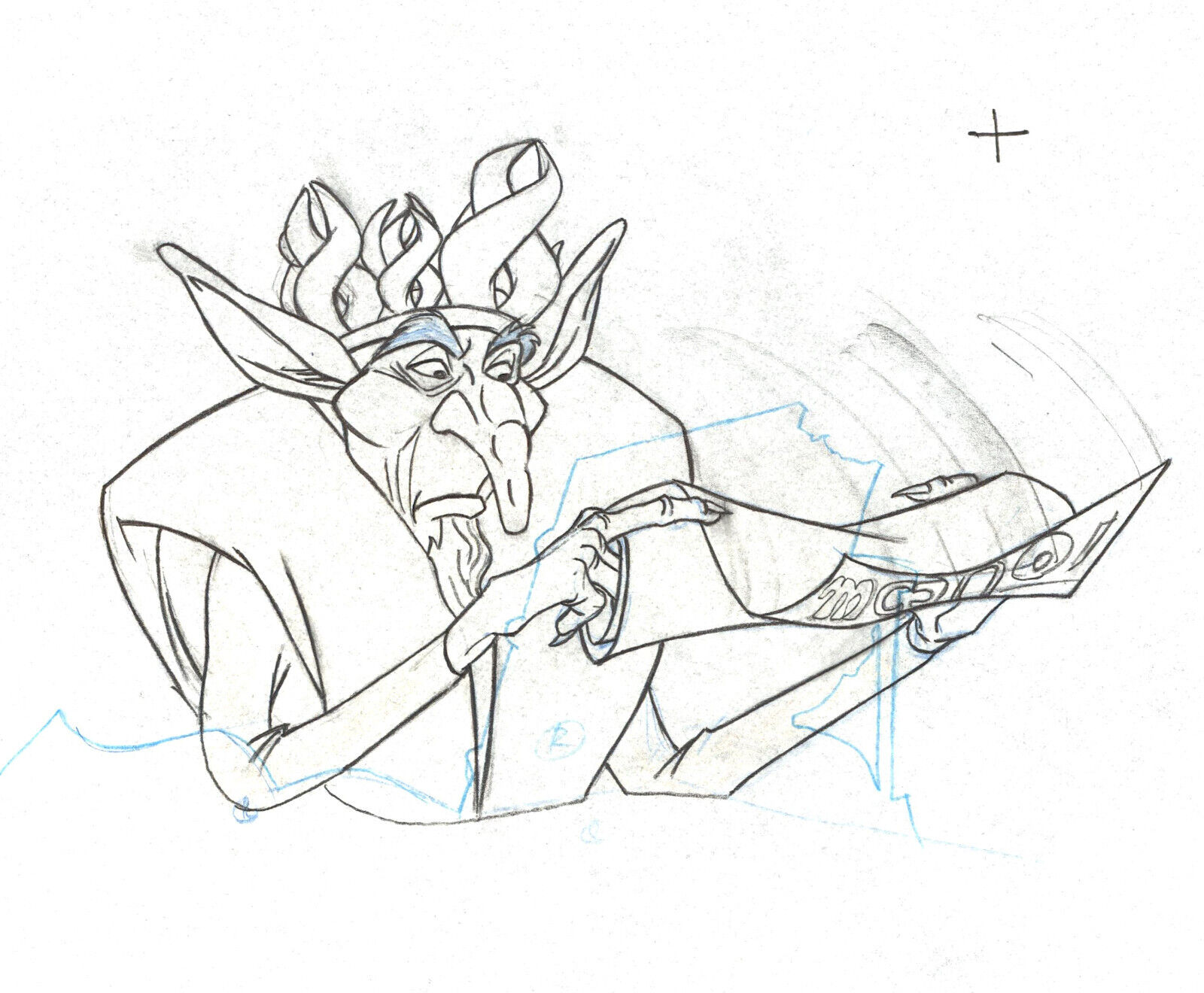 BRIAN FROUD FAERIES FAIRY KING ORIGINAL ANIMATION PRODUCTION CEL DRAWING