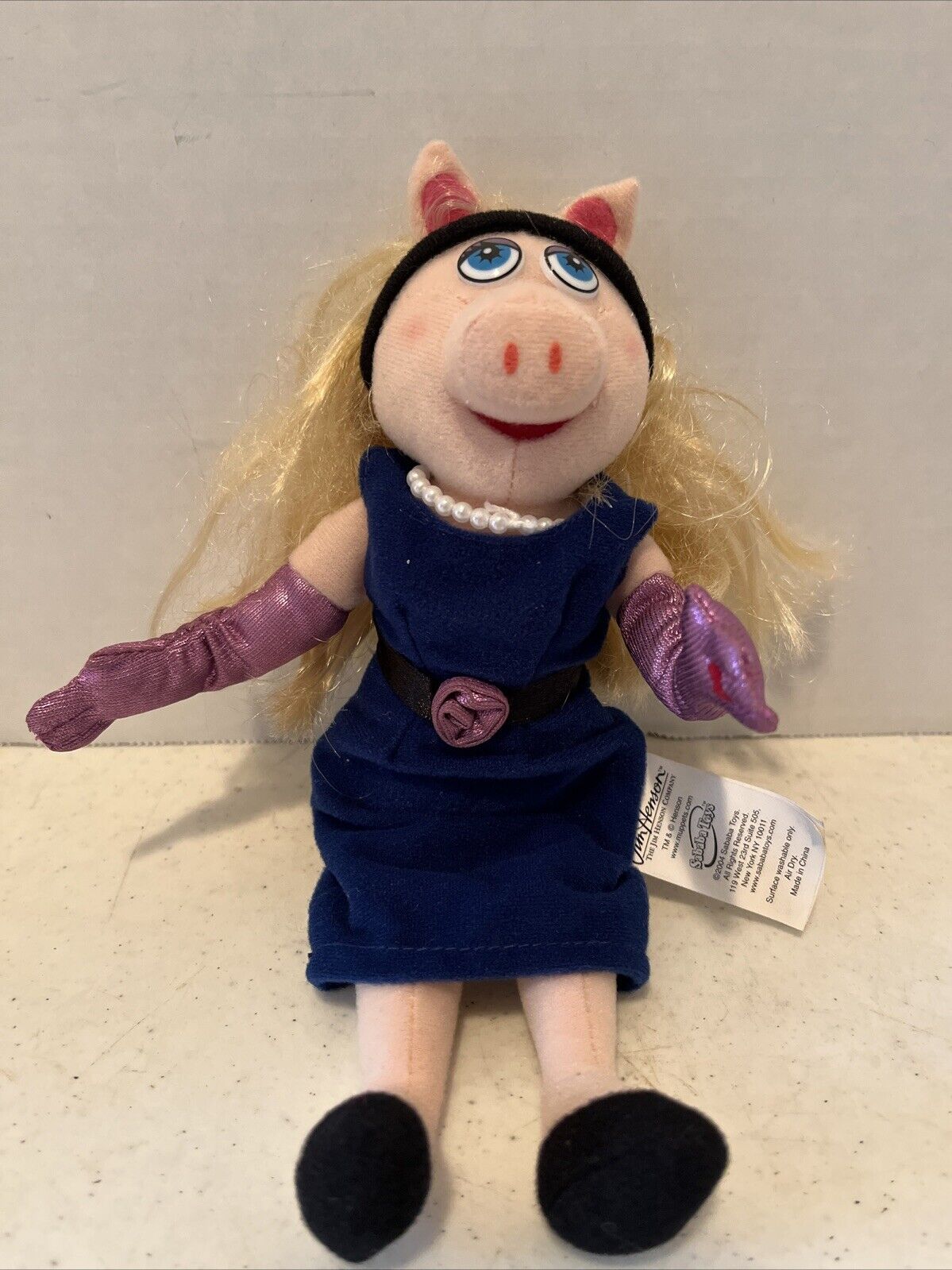 The Muppets Miss Piggy Stuffed Plush 9’’ Tall Jim Henson