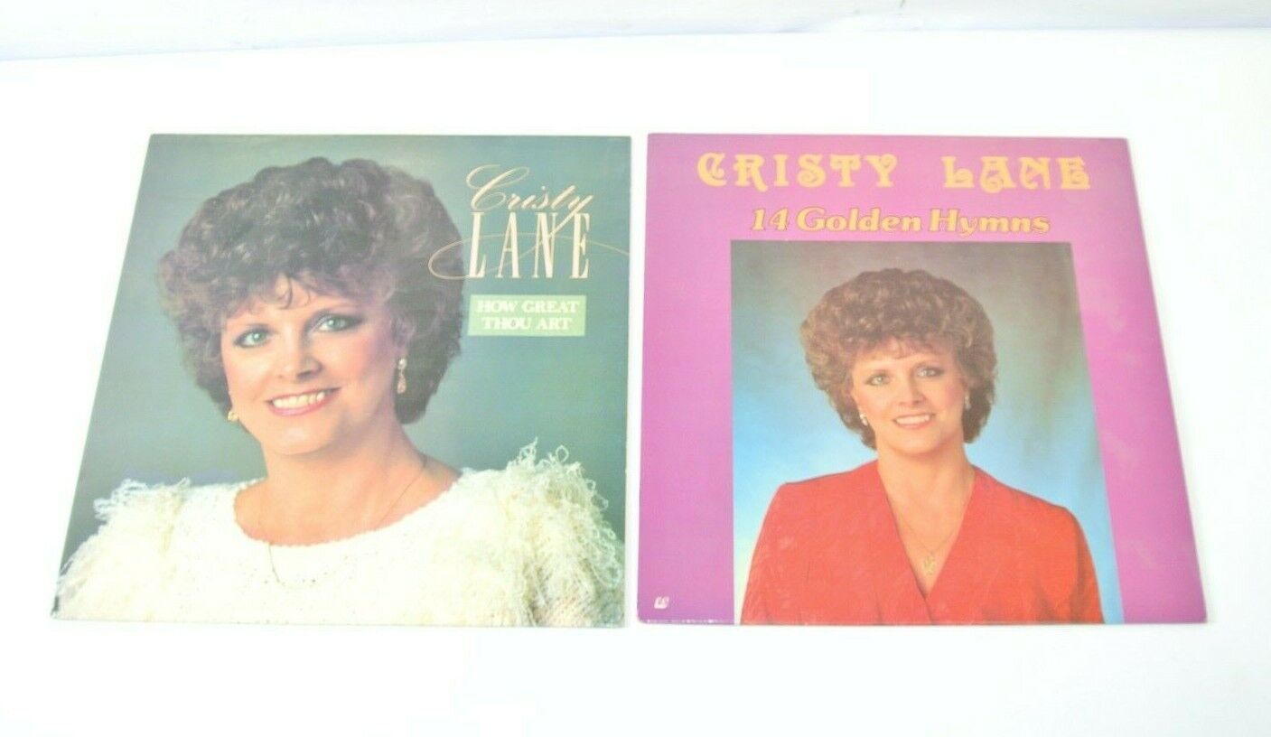 Lot of (2) Cristy Lane Praise Albums - \
