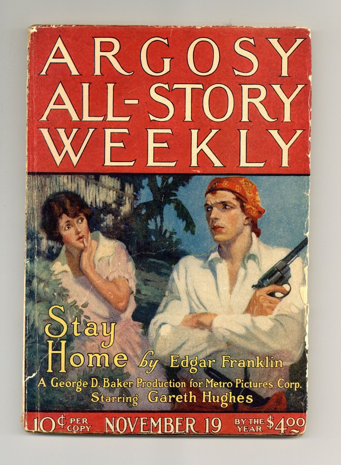 Argosy Part 3: Argosy All-Story Weekly Nov 19 1921 Vol. 138 #4 VG