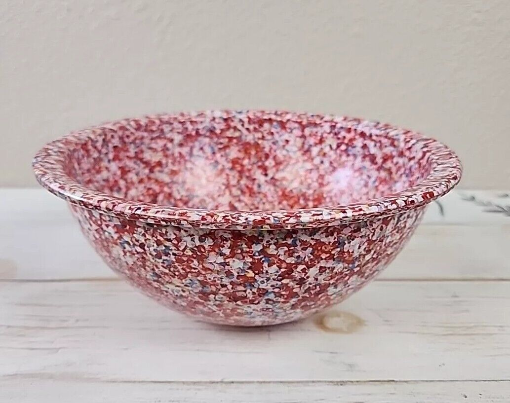 Vintage Confetti Spatter Mixing Bowl 8\