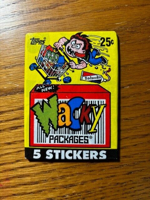 1990 Topps Wacky Packages Stickers Sealed wax Pack x 1