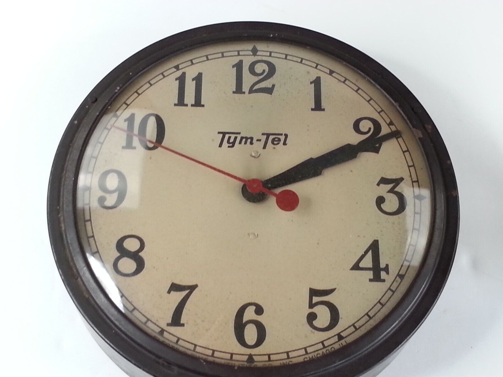 Vintage Tym-Tel Electric Time Utilities Electric Clock Video