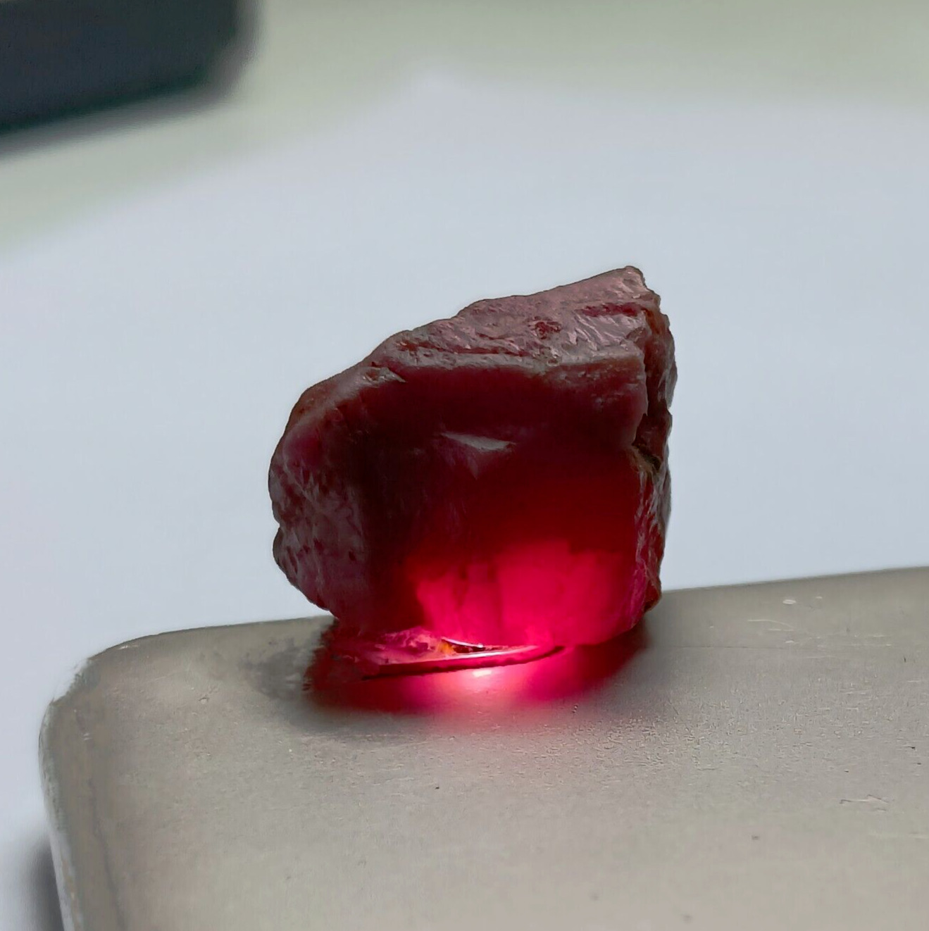 Natural Unheated Ruby Rough Nugget, Big Raw Ruby, 70 Carats, From Africa.
