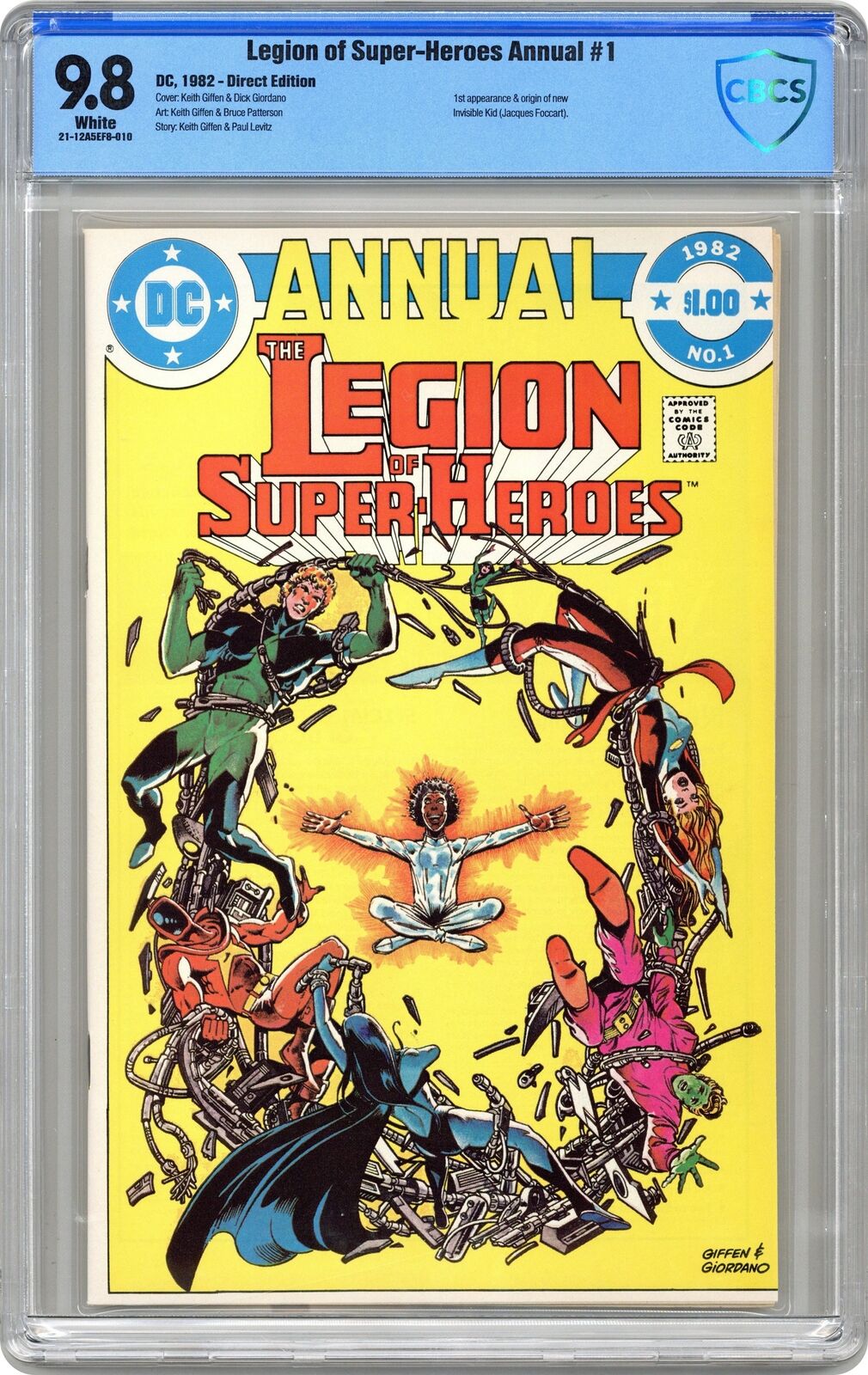 Legion of Super-Heroes Annual #1 CBCS 9.8 1982 21-12A5EF8-010