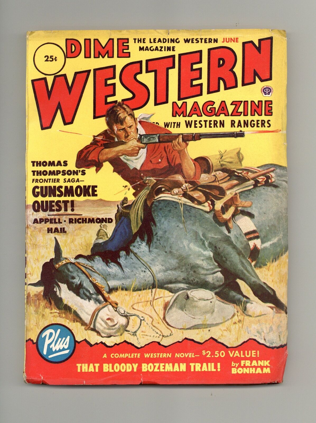 Dime Western Magazine Pulp Jun 1950 Vol. 58 #2 VG