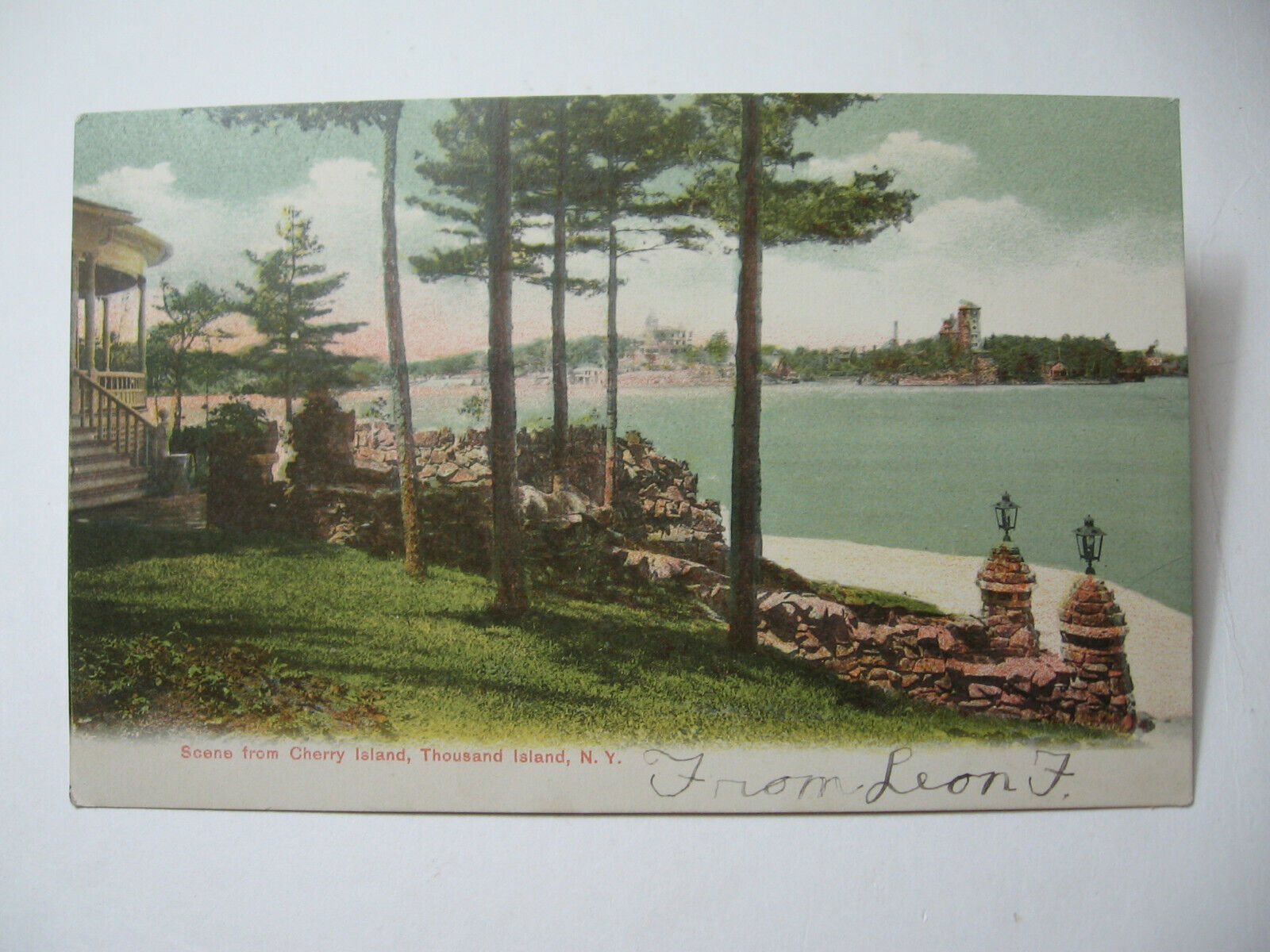 Three Pre-1910 Color Thousand Islands Postcards