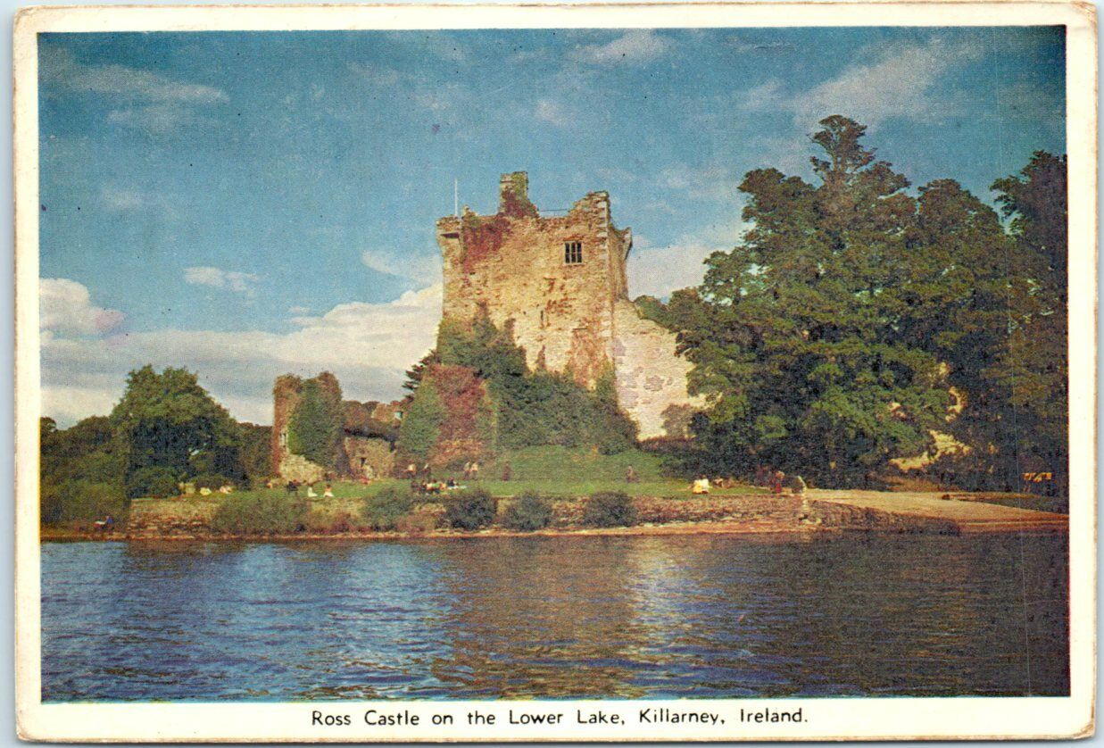 Postcard - Ross Castle on the Lower Lake, Killarney, Ireland
