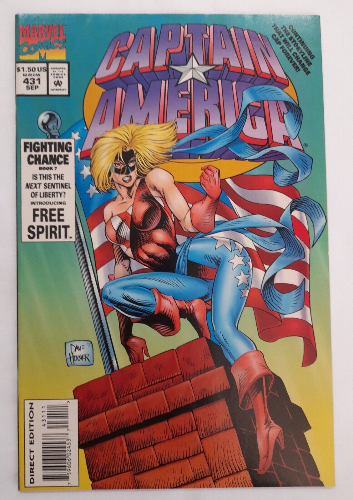 CAPTIAN AMERICA Vol 1 1994 #431 Marvel Comics BAGGED AND BOARDED