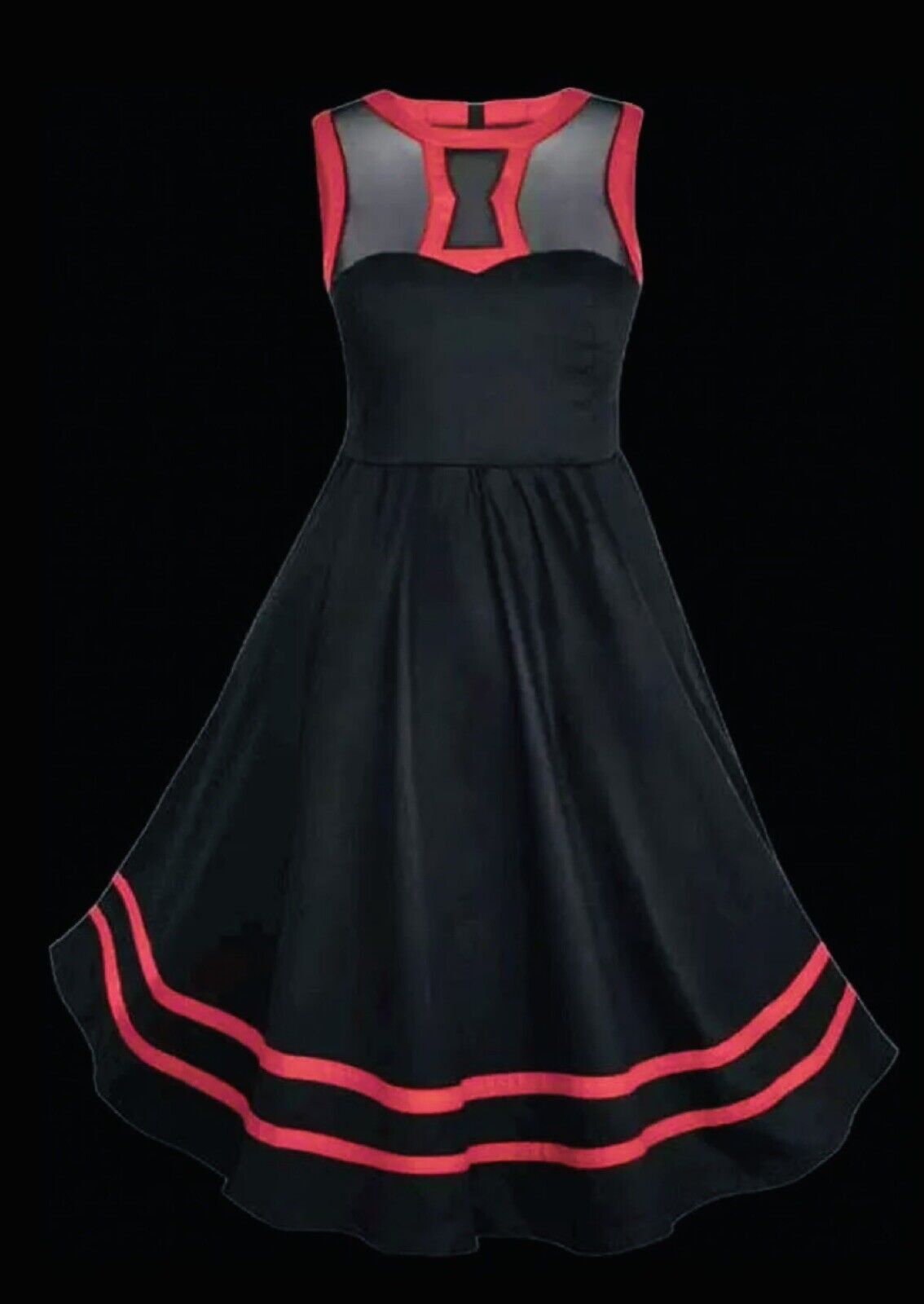 NWT Disney Parks Dress Shop Her Universe Black Widow Marvel, Dress Size Small