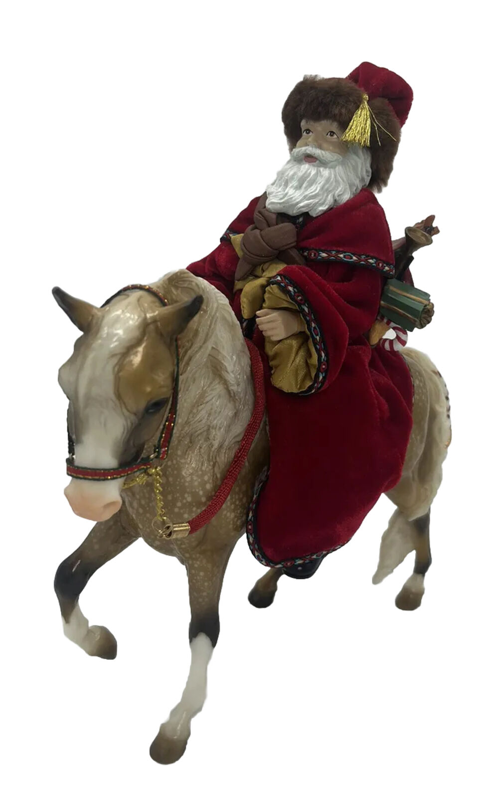 Breyer Horse Father Christmas #700404 Santa Riding Happy Holidays 2004 *Read