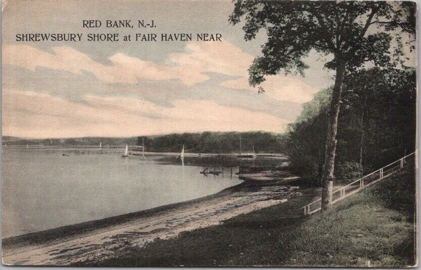 RED BANK, New Jersey Postcard \