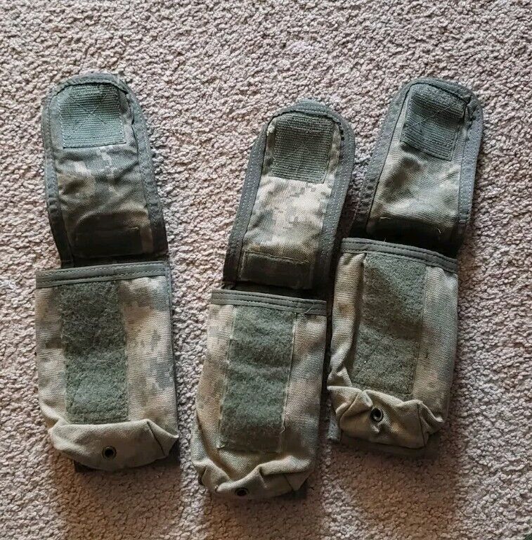 Used SPEC OPS Brand Double Magazine General Purpose MOLLE Pouch UCP Gray Digital