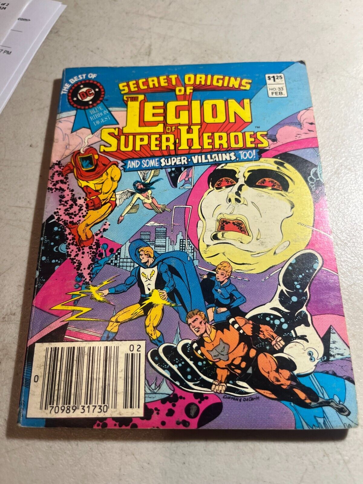 Best of DC Blue Ribbon Digest # 33 1983 DC Comics Legion of Super Heroes Origins