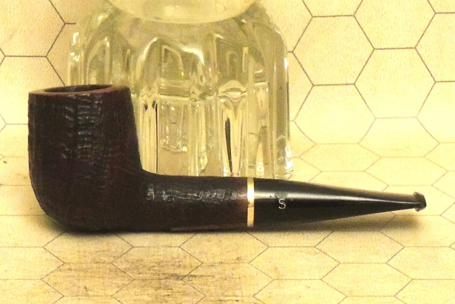 STANWELL RELIEF 195 MADE IN DENMARK 9mm Filter Tobacco Pipe #A902