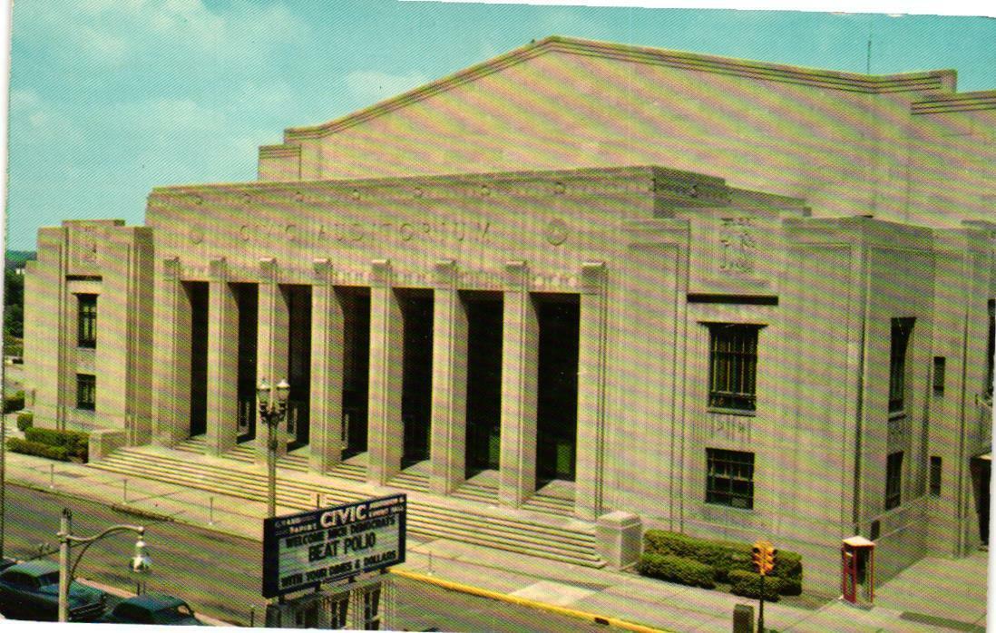 The Civic Auditorium Grand Rapids Michigan Postcard