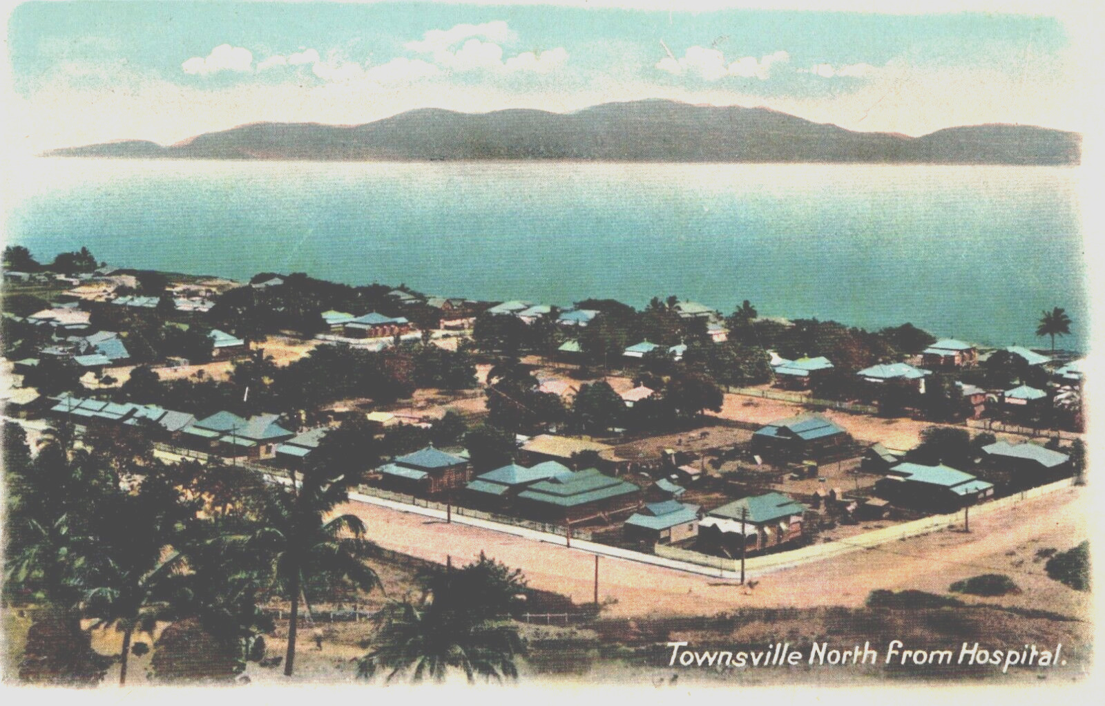 Vintage TOWNSVILLE QUEENSLAND AUSTRALIA from Hospital WILLETTs & SONS c1915