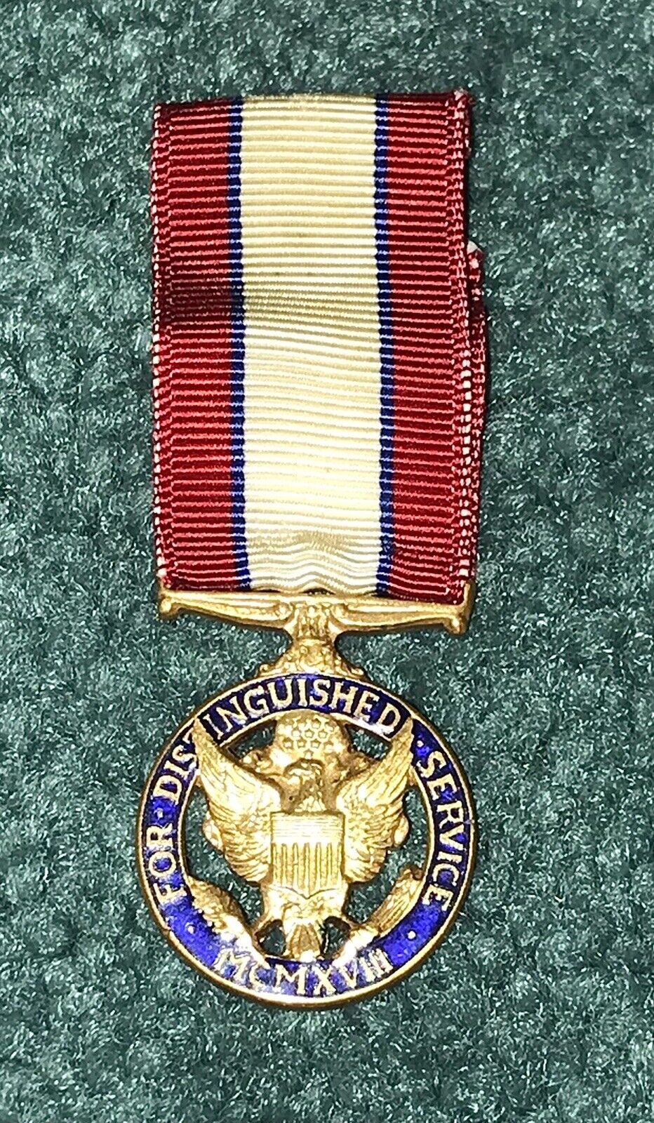 Original Post WWII Miniature Distinguished Service Medal