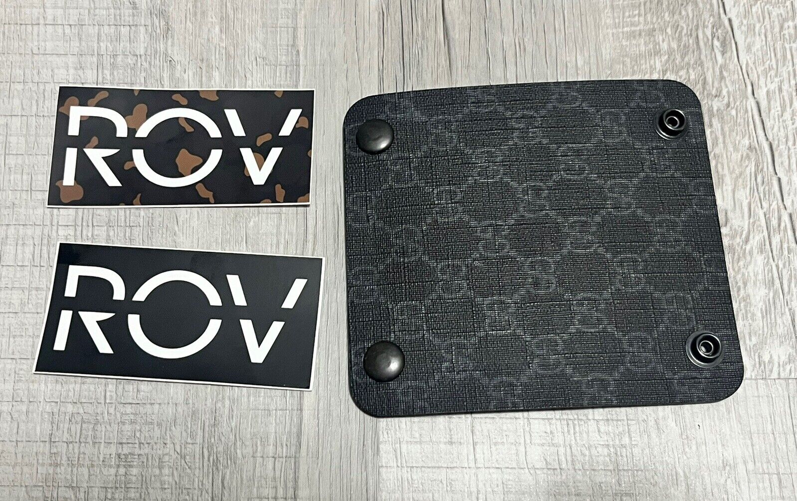 ROV Gear “The Hilt” Gucci GG Coated Canvas Black Italian Leather Designer Handle