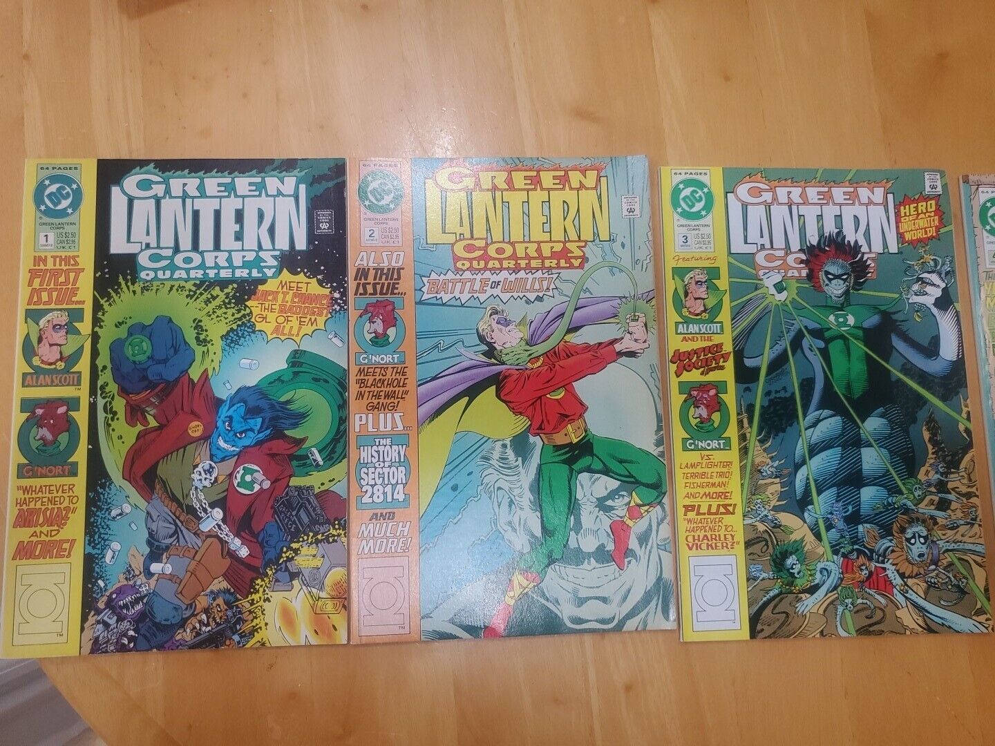 Green Lantern Corps Quarterly 1-8 Complete Set 1 2 3 4 5 6 7 8 DC comics 1992