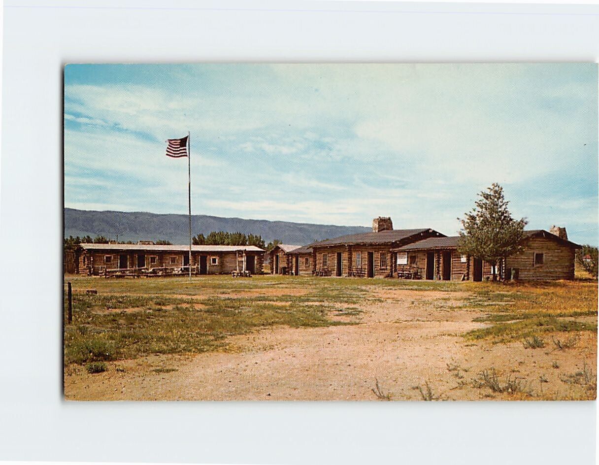 Postcard Old Fort Caspar Casper Wyoming USA