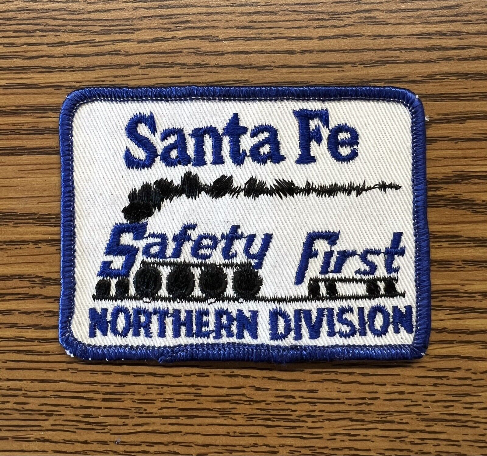 Santa Fe Railroad Safety First Northern Division Patch Vintage