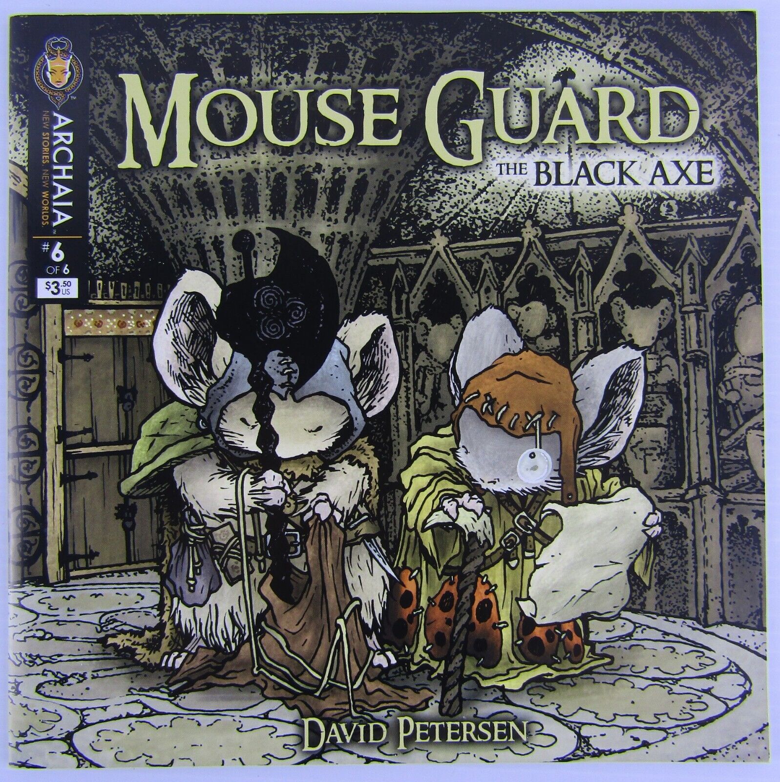 Mouse Guard The Black Axe ARCHAIN STUDIO Comic Book First Print 2013