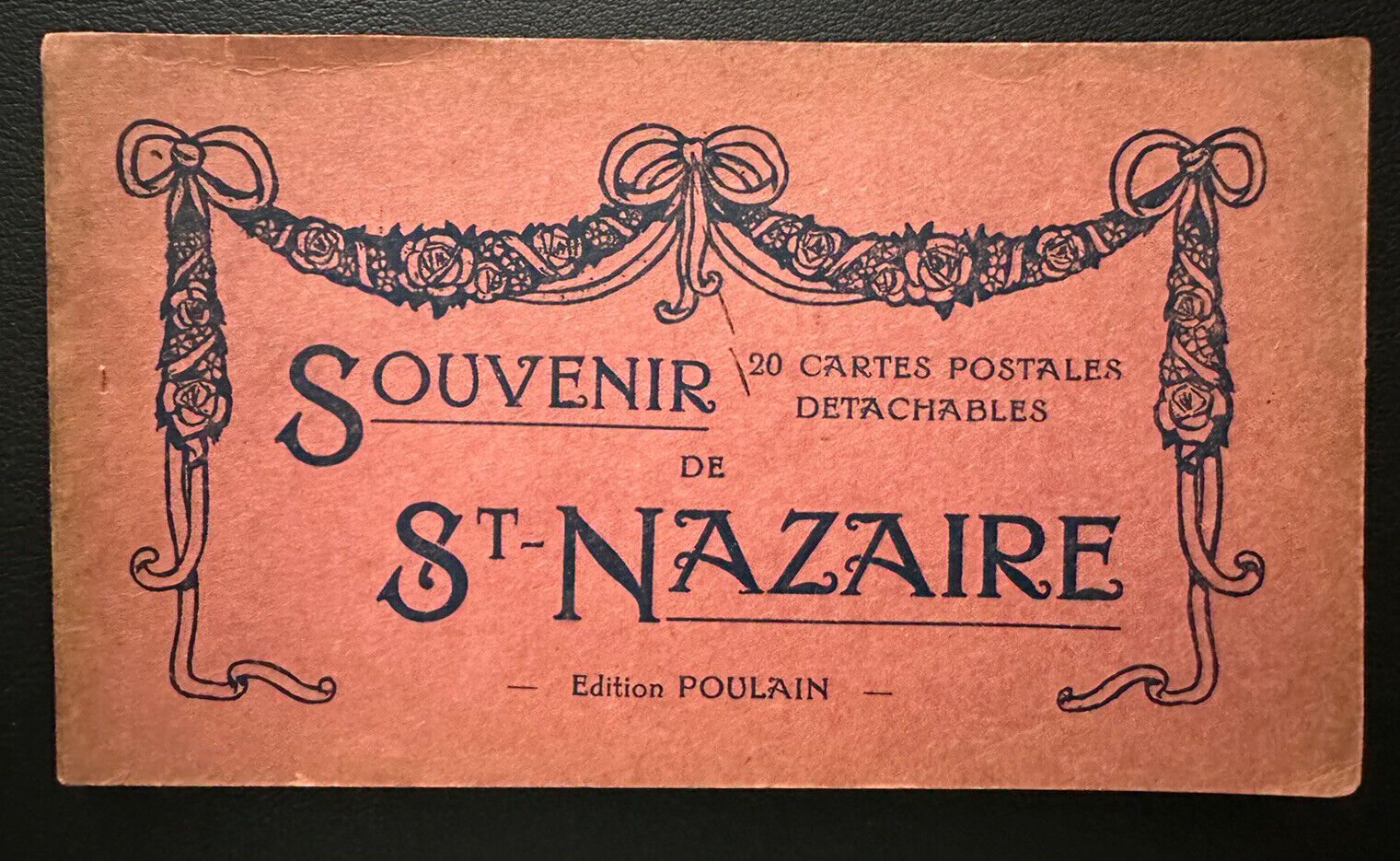 SOUVENIR DE ST-NAZAIRE ~ Edition POULAIN ~ 20 (-1) Postcard Booklet - c.1900\'s