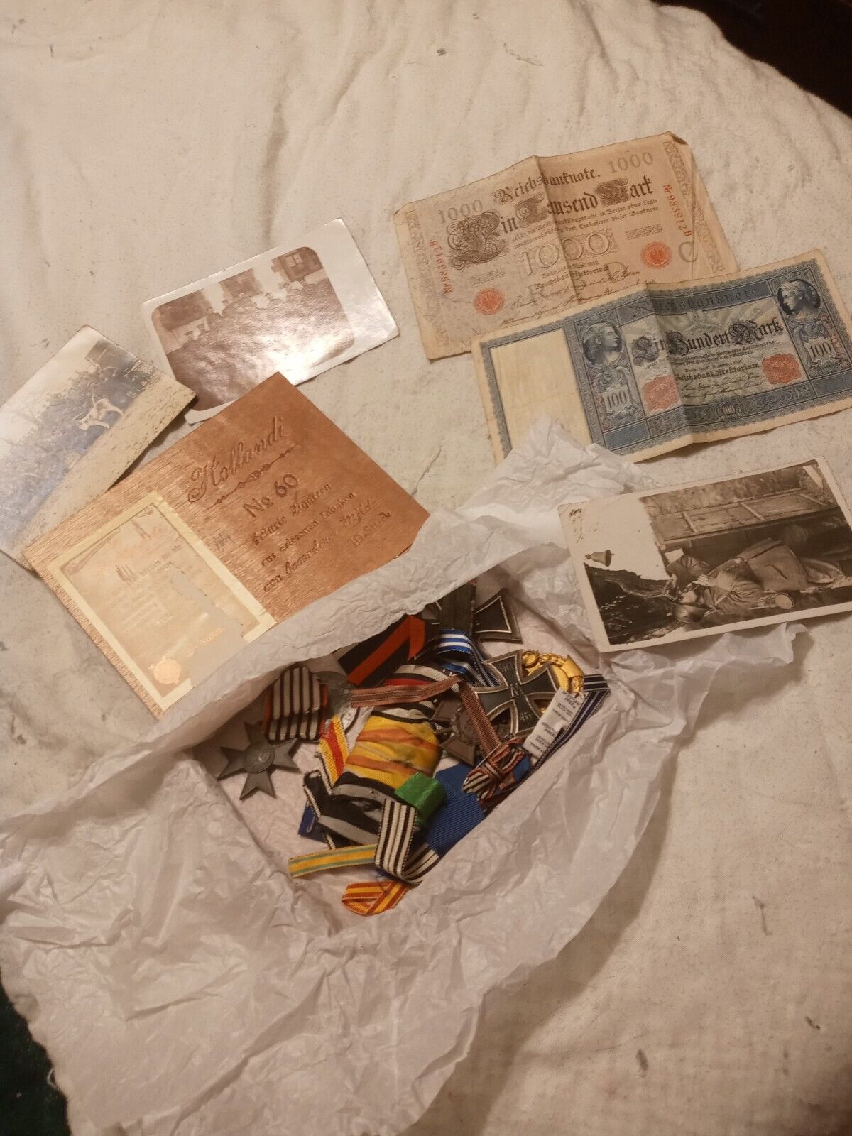 german ww1 and 2 cased collection,estate purchase