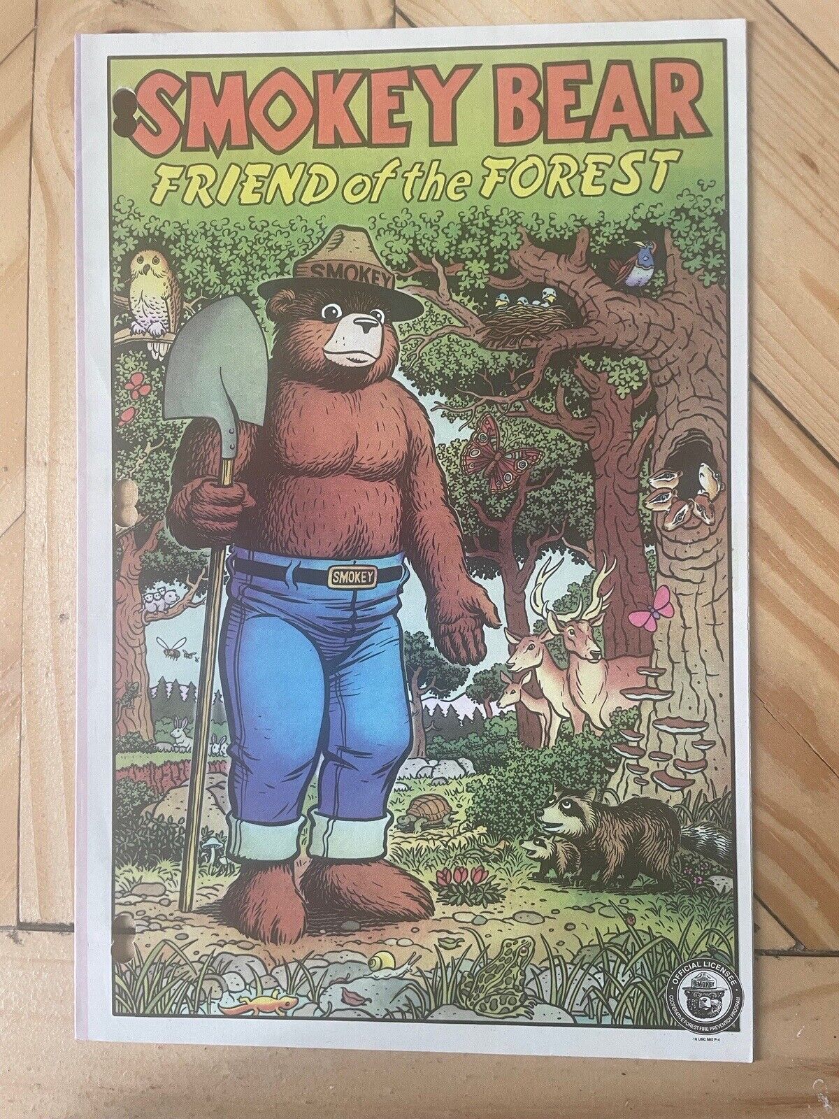 Rare Find Booklet Smokey Bear Friend Of The Forest Conservation Fire Prevention