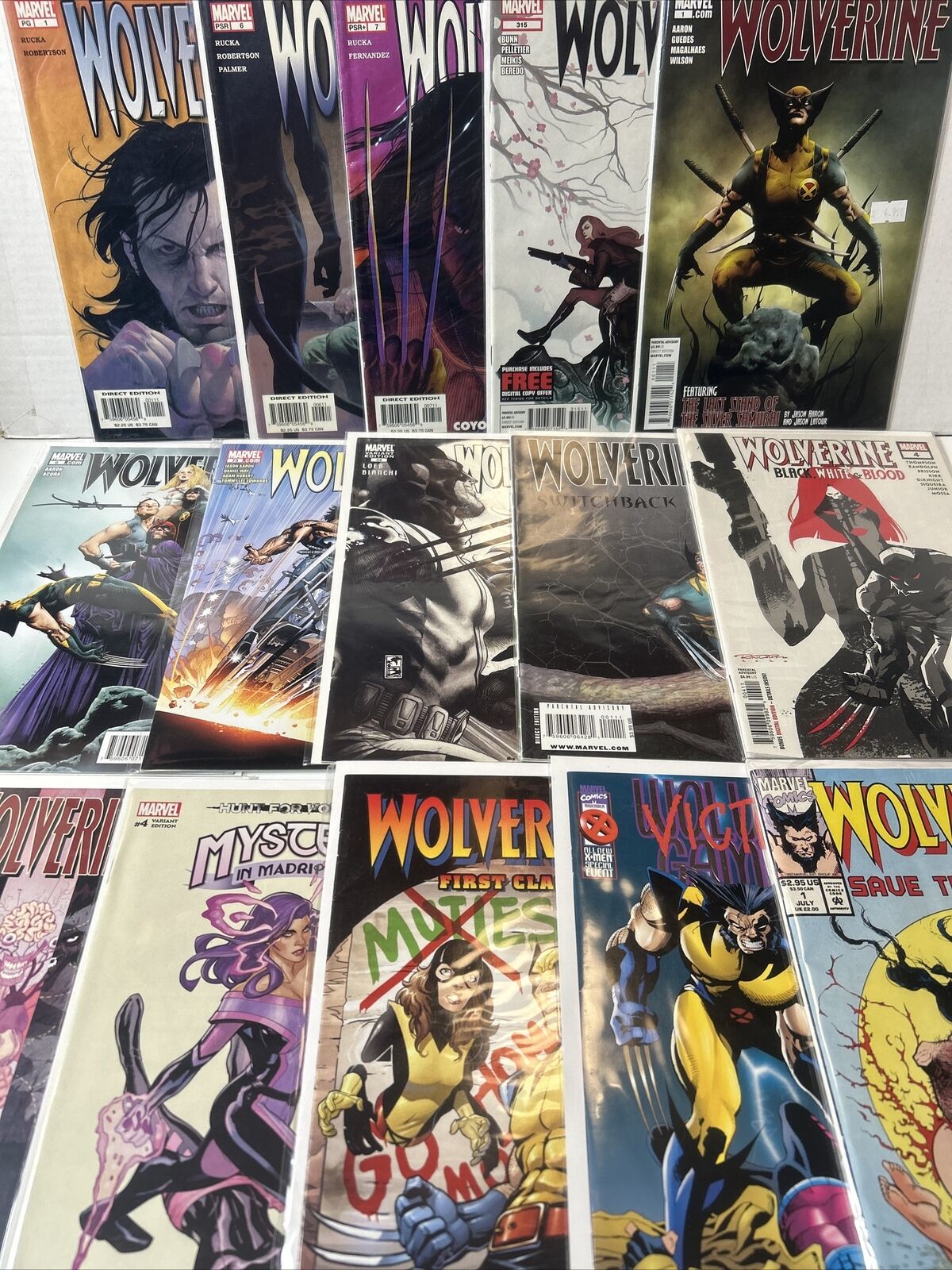 Wolverine Lot Of 15 Comics Various Series (Marvel)