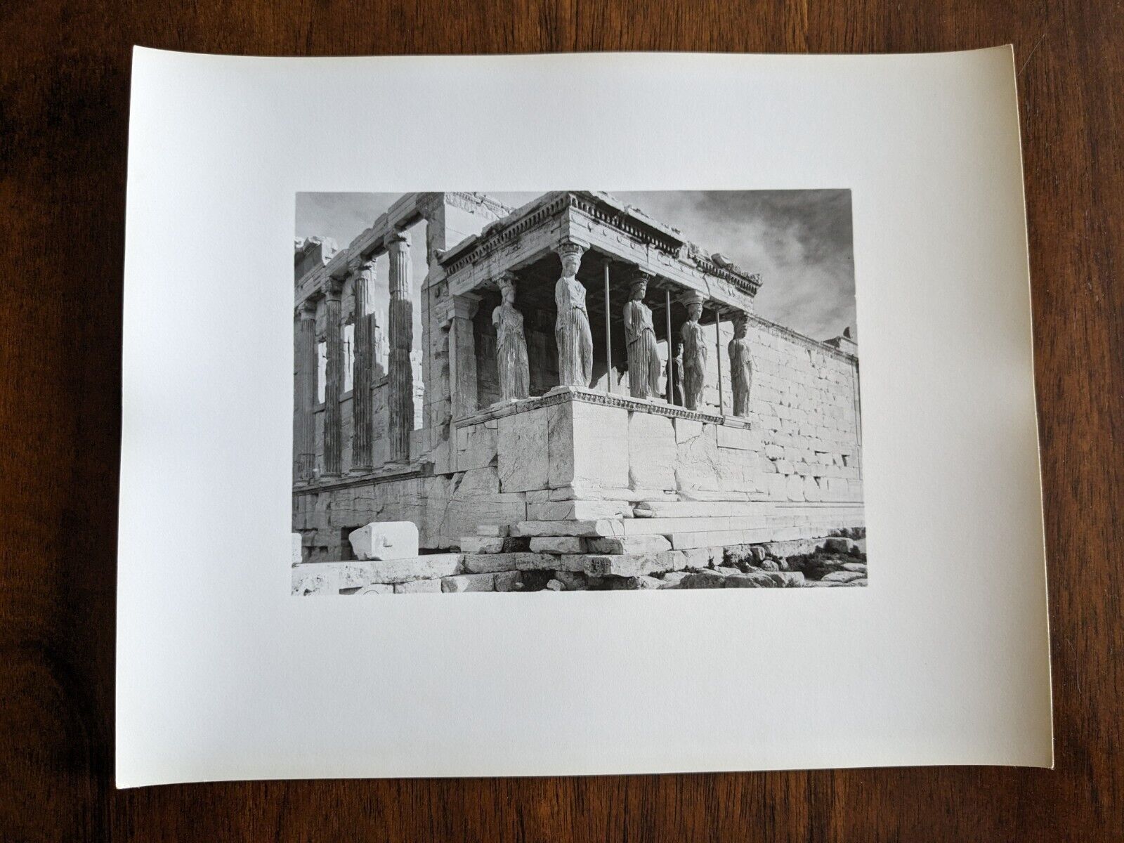 Vintage Photo Andrew Lundsberg Athen Greece Temple Erechtheion 8 in. x 10 in. E5