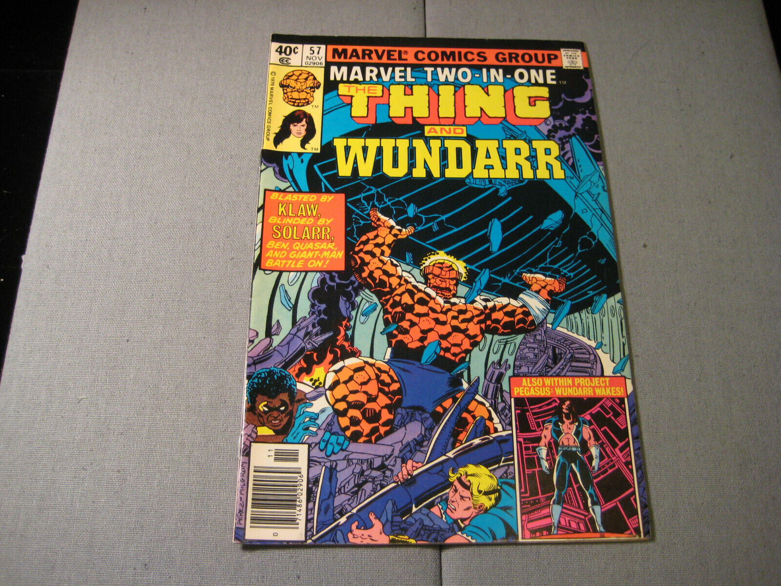 Marvel Two-in-One #57 (Marvel Comics, 1979) Thing Wundarr