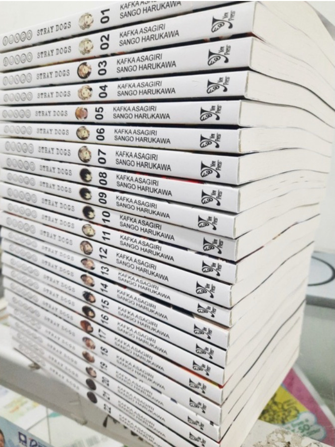 New Manga Bungo Stray Dogs Vol. 1-23 Set English Version Comic Book DHL EXPRESS