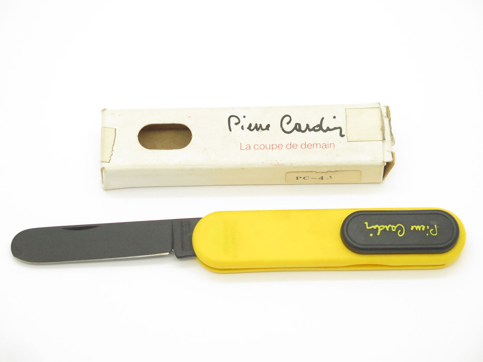Vtg 1980s Pierre Cardin 40 Richartz Solingen Folding Minimalist Pocket Knife