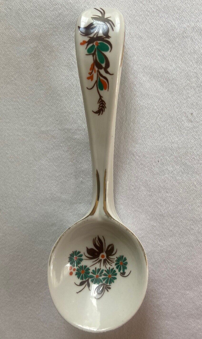 Ukrainian souvenir porcelain spoon Kyiv Porcelain Factory