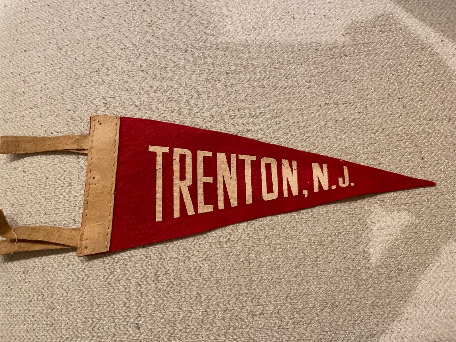 Vintage Trenton Nj Pennant