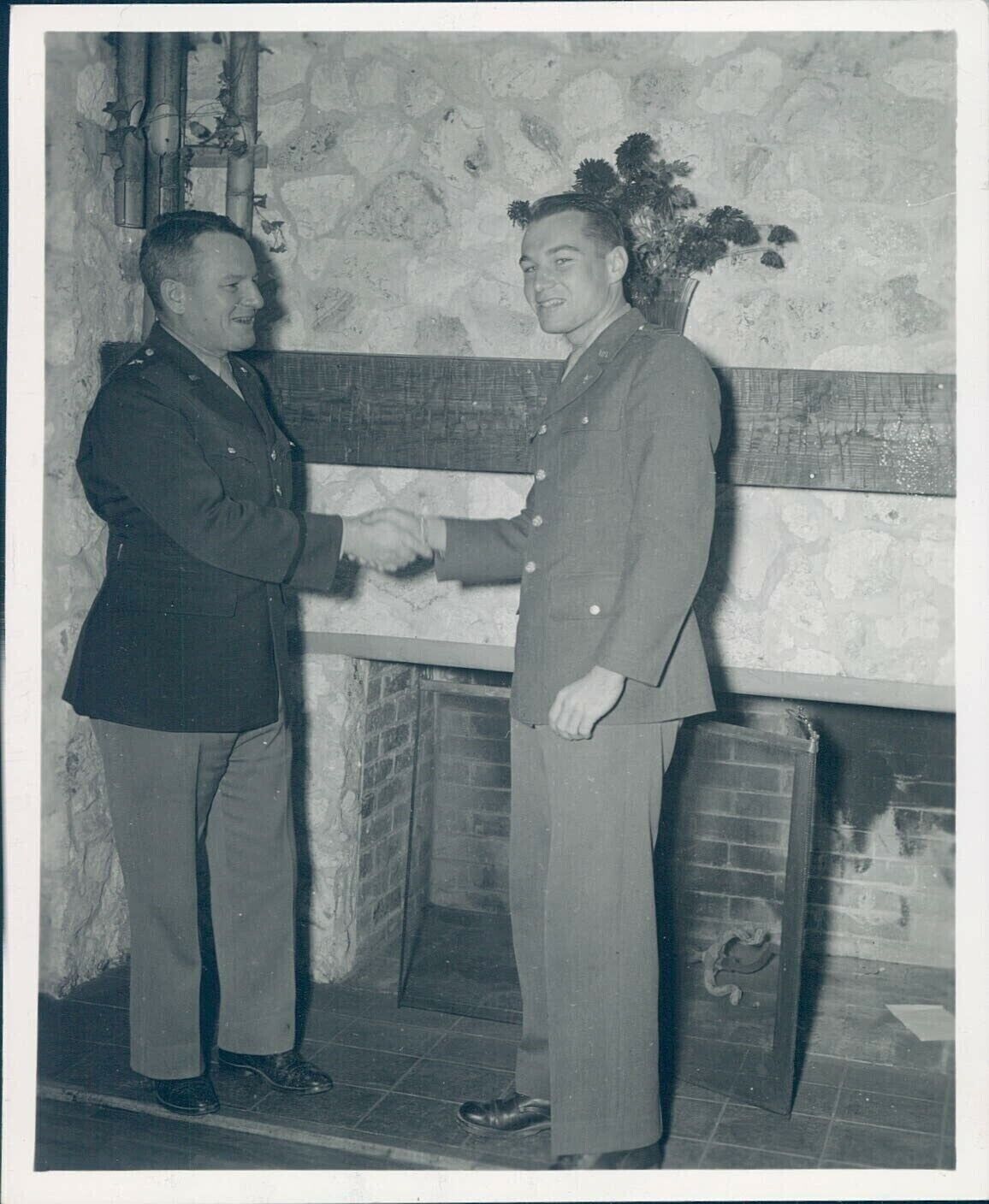 1943 General AD Ogden Ben Military Men Vintage Original Newspaper Press Photo