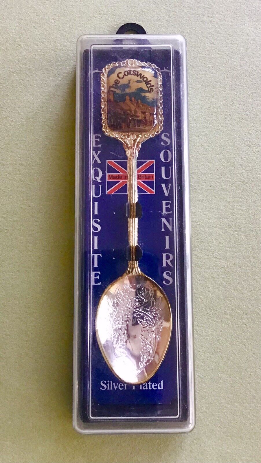 Vintage Souvenir Collectible Spoon The Cotswolds Silver Plated - New