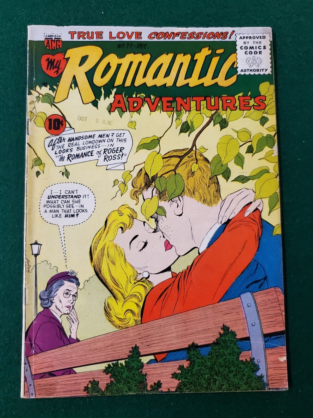 MY ROMANTIC ADVENTURES #72 1st Issue ACG Romance Comic 1956