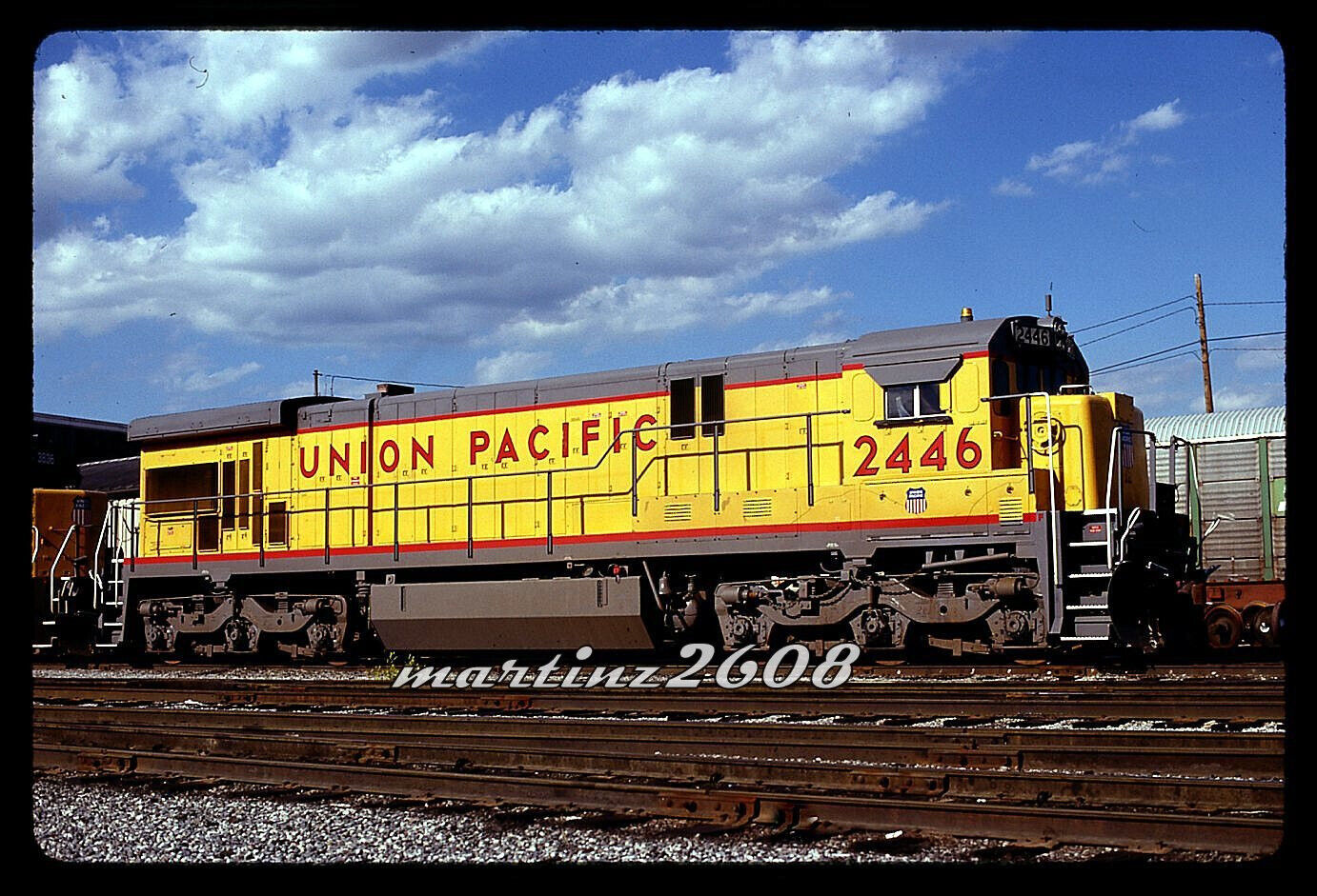 (YM) ORIG TRAIN SLIDE UNION PACIFIC (UP) 2446 ROSTER