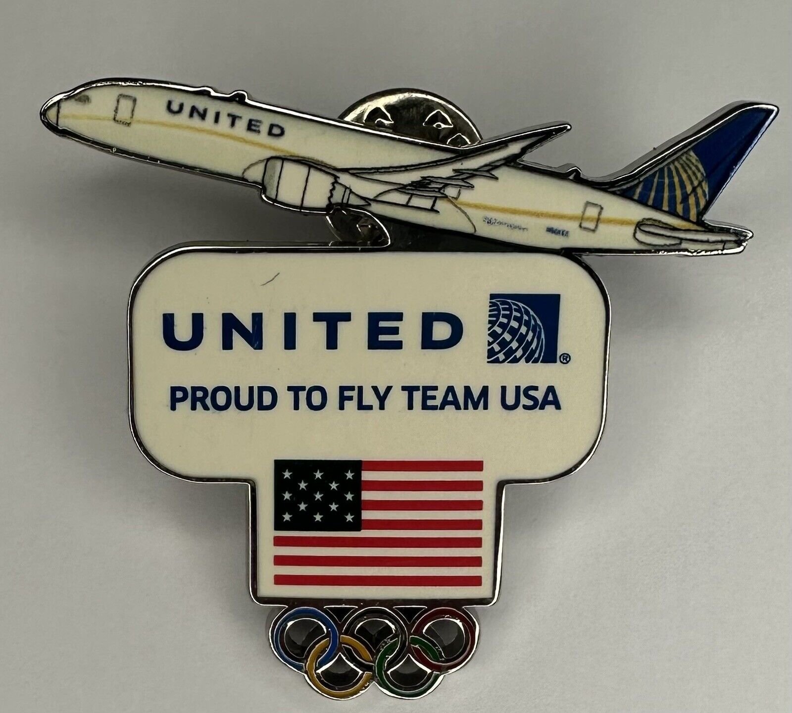 United Airlines 2016 Summer Olympics Team USA Pin
