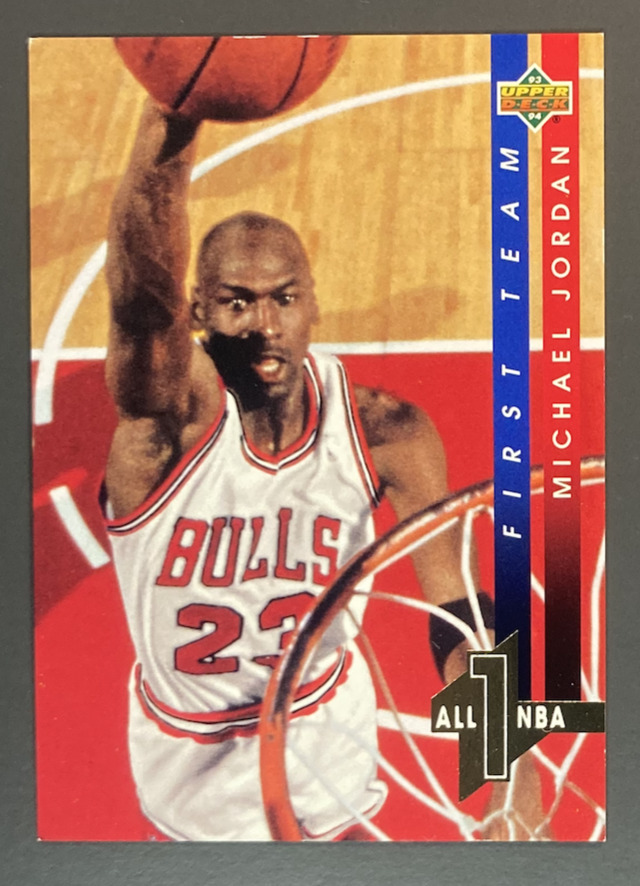 MICHAEL JORDAN 1993-94 Upper Deck All-NBA First Team - AN4