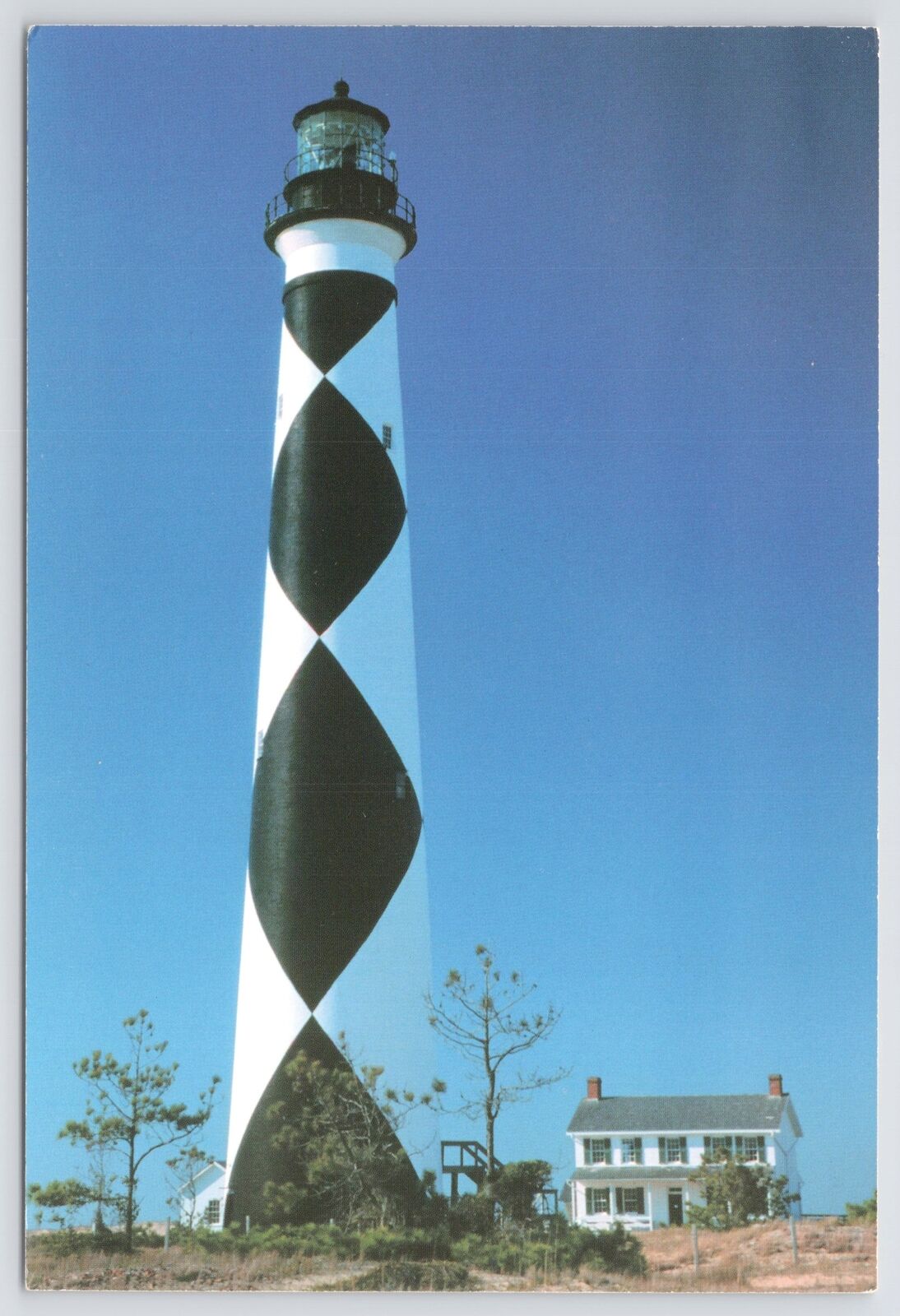 Cape Lookout Seashore~Cape Lookout Lighthouse~Continental Postcard