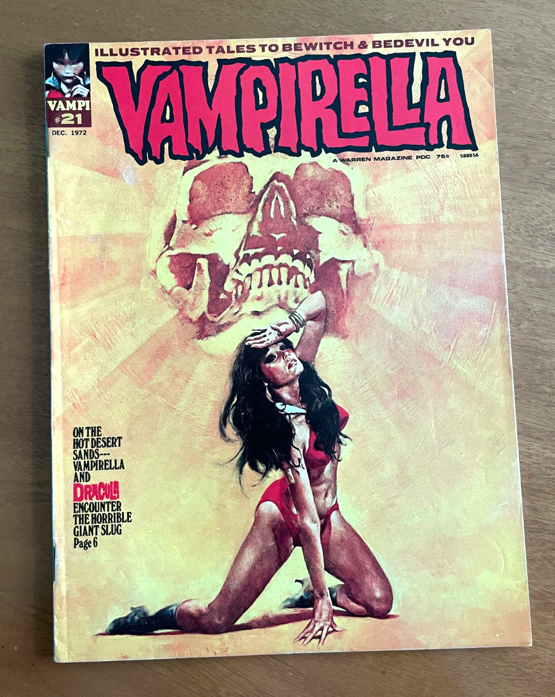 Vintage VAMPIRELLA  WARREN MAGAZINE Vampi #21 Dec 1972 (VF)