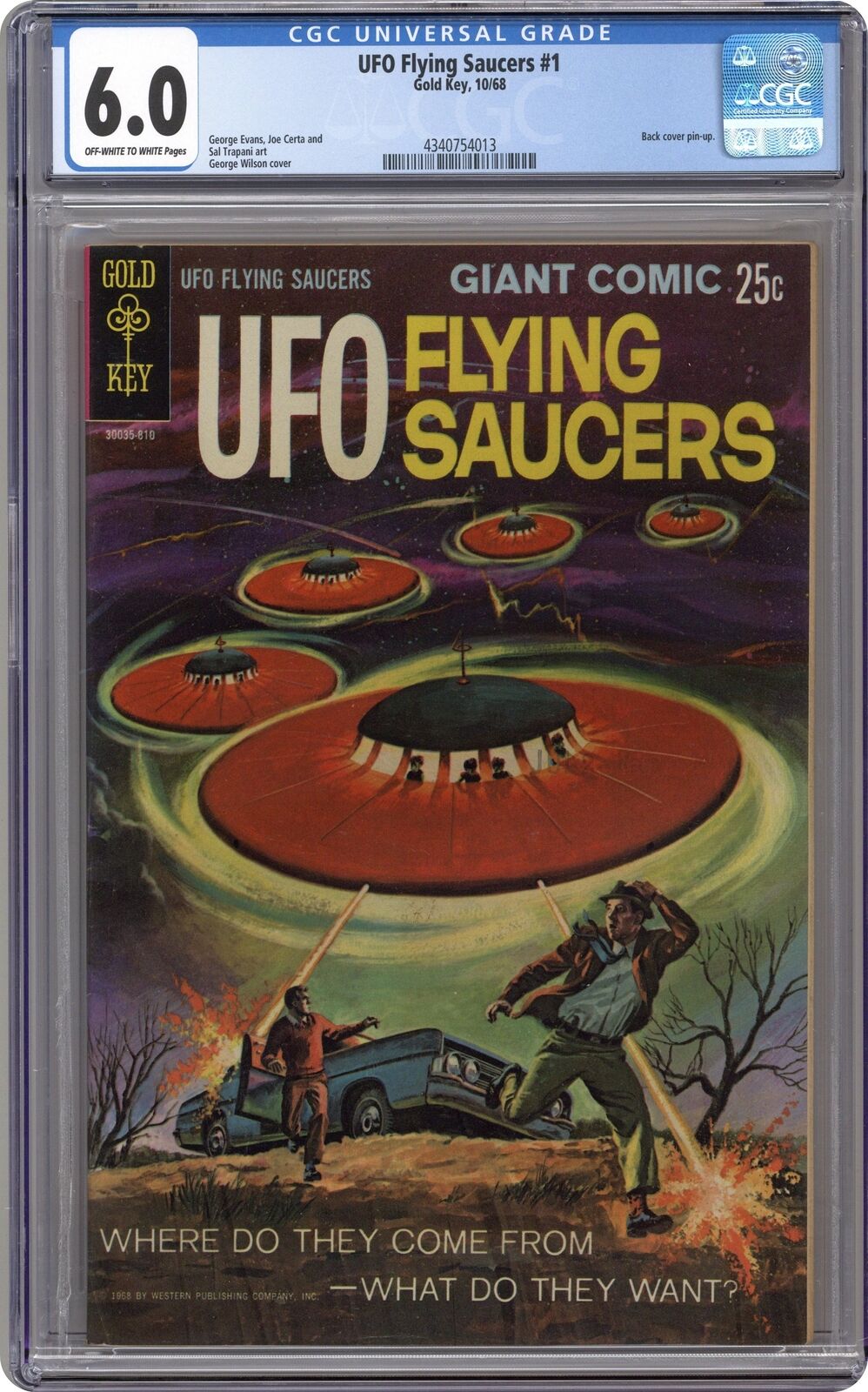 UFO Flying Saucers #1 CGC 6.0 1968 Gold Key 4340754013