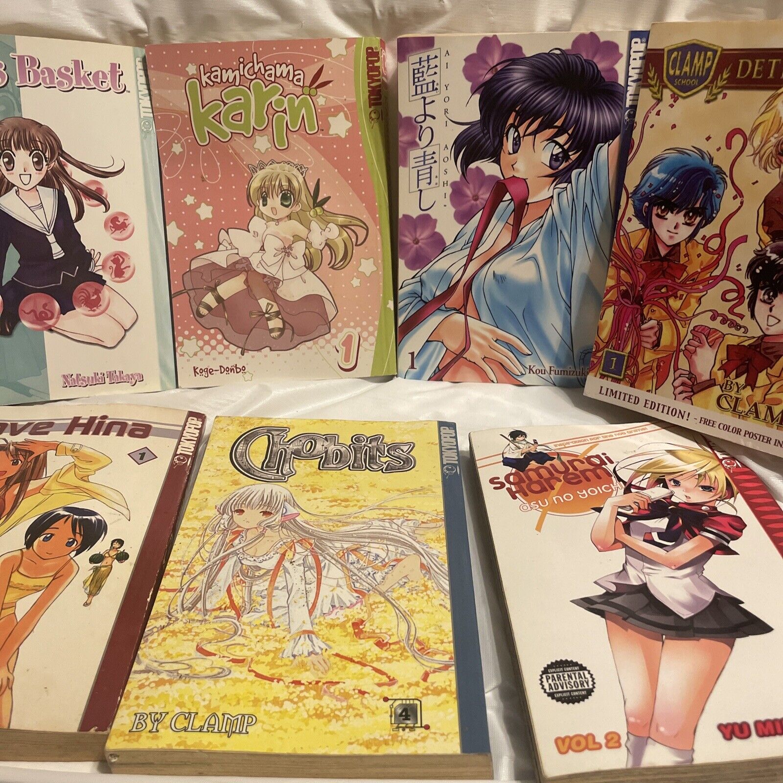 Tokyopop Manga lot of 7 Graphic Novels Vol 1 Mixed Series Tokyopop