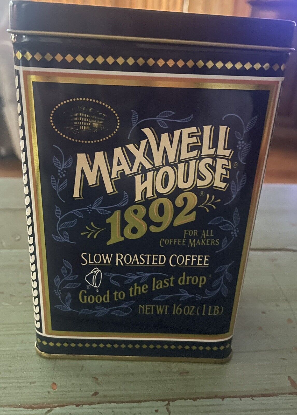 Vintage Maxwell House Coffee Tin - 1892 100 Year Anniversary 